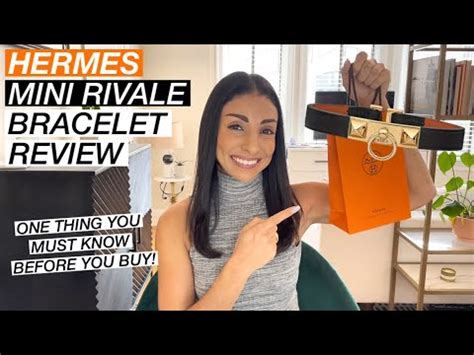 HONEST HERMES MINI RIVALE BRACELET REVIEW! .